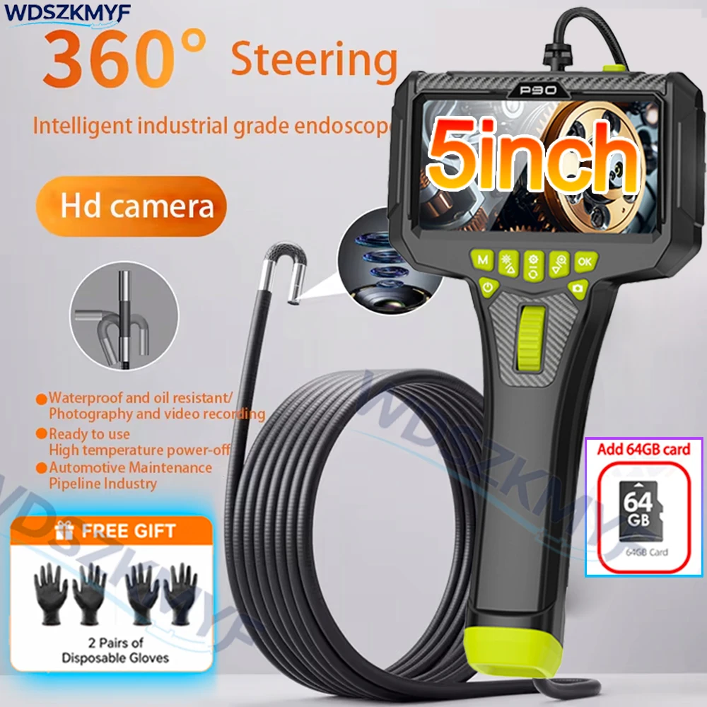Disposable Gloves Nitrile - Nuevo 2026, Bidireccional, 360 ° Cámara