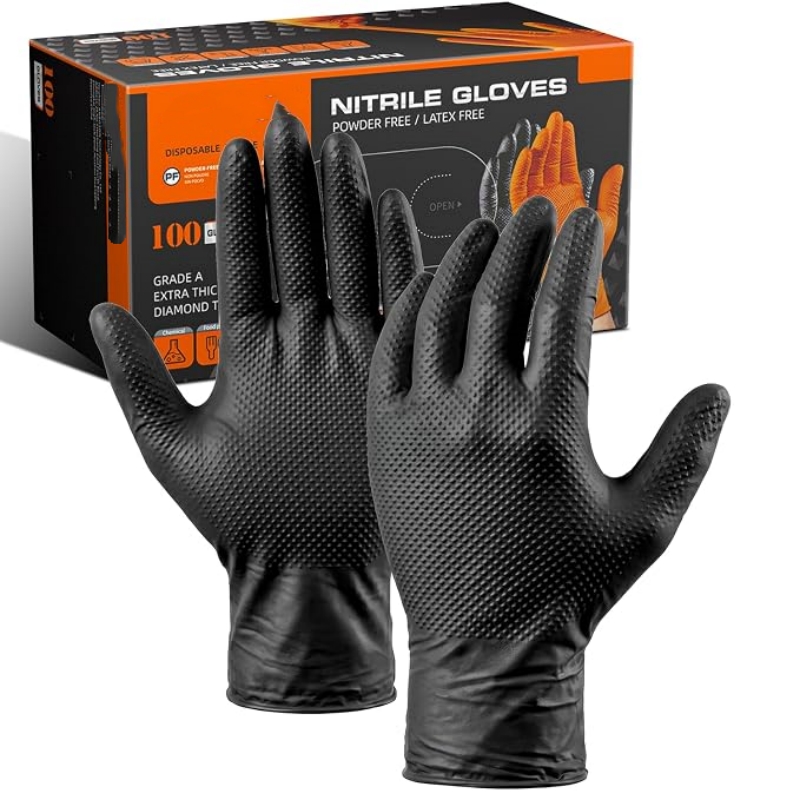 Disposable Gloves Nitrile - Guantes de Nitrilo Desechables Industriales Resistentes