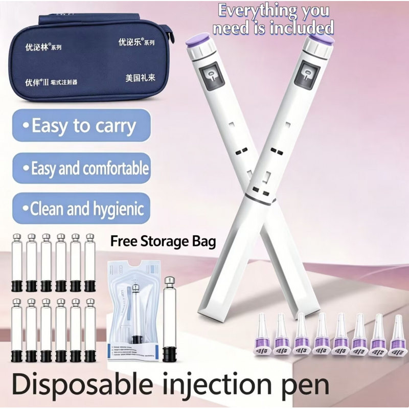Medical Lab Equipments - Pluma de Inyección Desechable para Insulina/Péptidos,