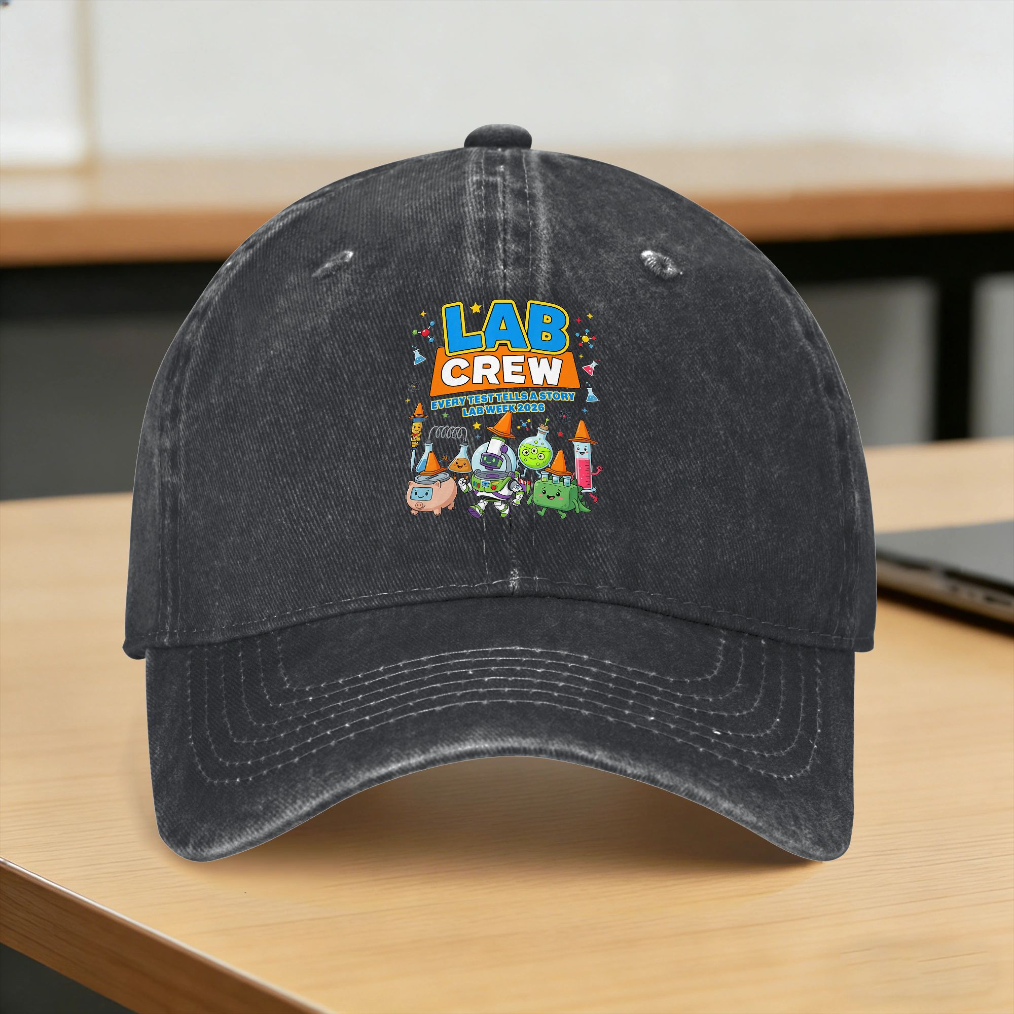 Medical Lab Technician - Gorra de Béisbol Retro con Estampado
