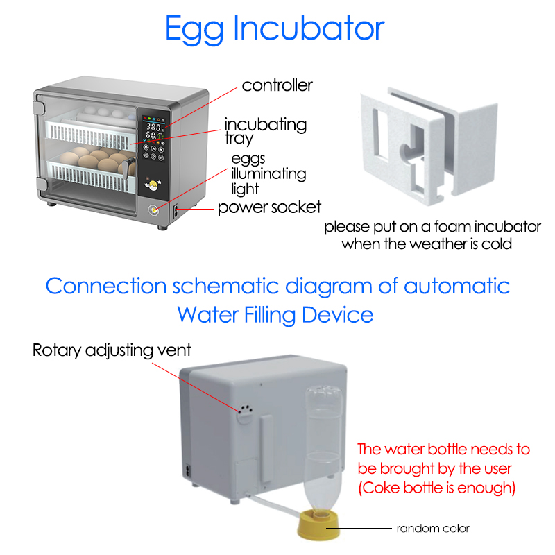 Incubadora de huevos giratoria - Lab Incubator reseña y precio