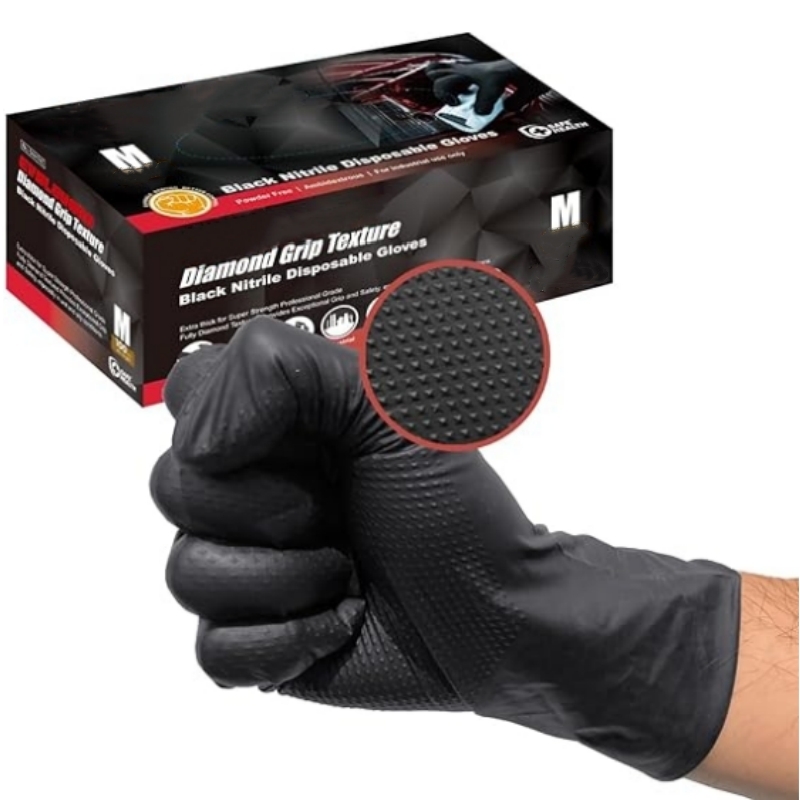 Guantes de Nitrilo Negros Resi - Disposable Gloves Nitrile reseña y precio