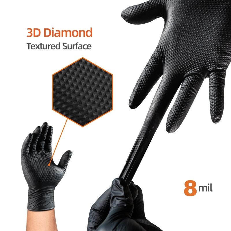 Guantes de Nitrilo Negros Resi - Disposable Gloves Nitrile reseña y precio