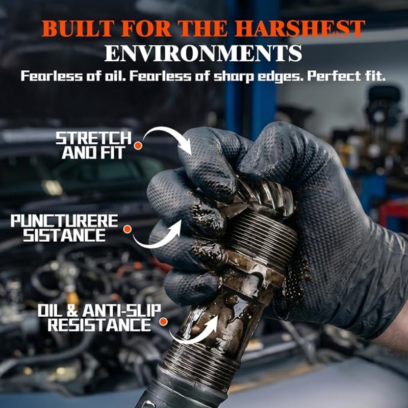 Guantes de Nitrilo Desechables - Disposable Gloves Nitrile reseña y precio