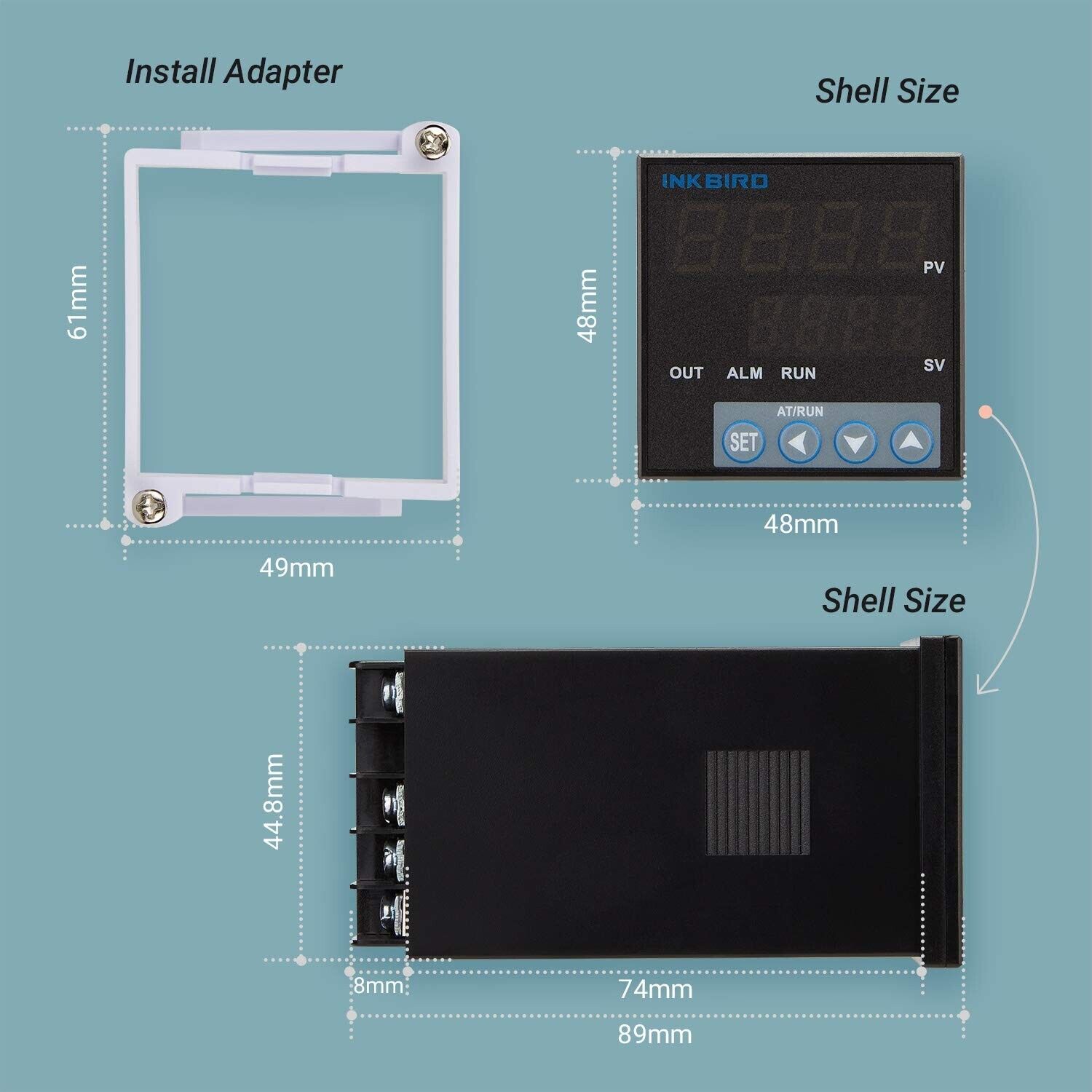 INKBIRD ITC-106VH controlador  - Lab Incubator reseña y precio