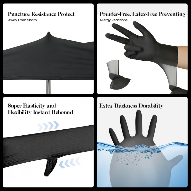 Guantes Desechables de Nitrilo - Disposable Gloves Nitrile reseña y precio