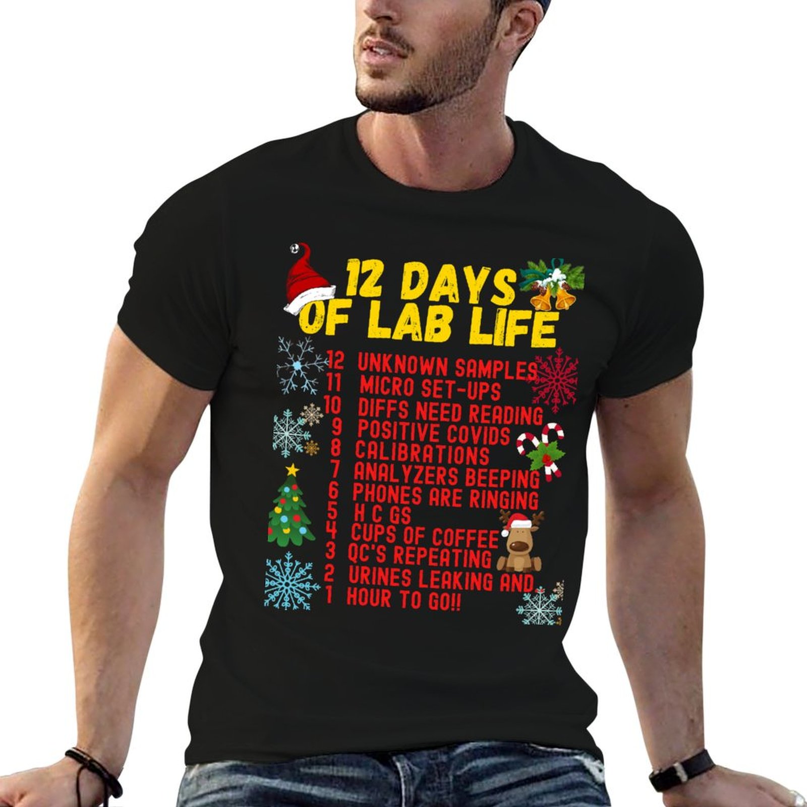 Camiseta de 12 DÍAS DE VIDA EN - Medical Lab Day reseña y precio