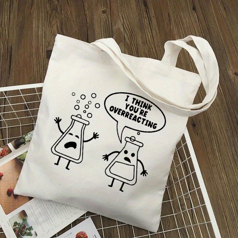 Bolsa de lona blanca con diseñ - Medical Lab Day reseña y precio