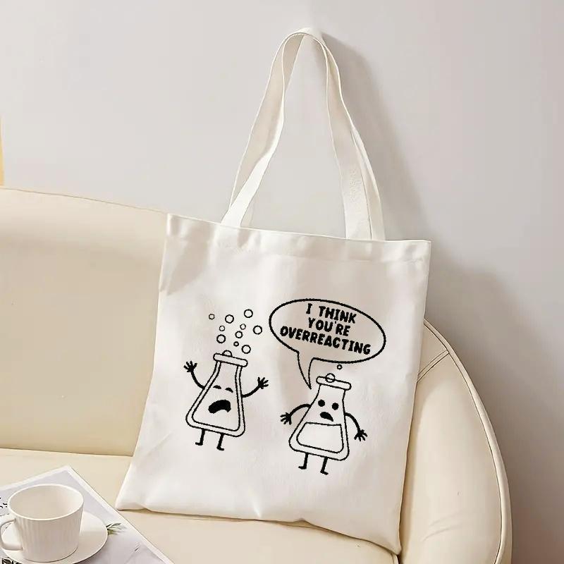Bolsa de lona blanca con diseñ - Medical Lab Day reseña y precio