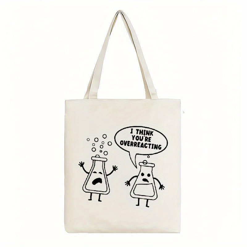 Bolsa de lona blanca con diseñ - Medical Lab Day reseña y precio